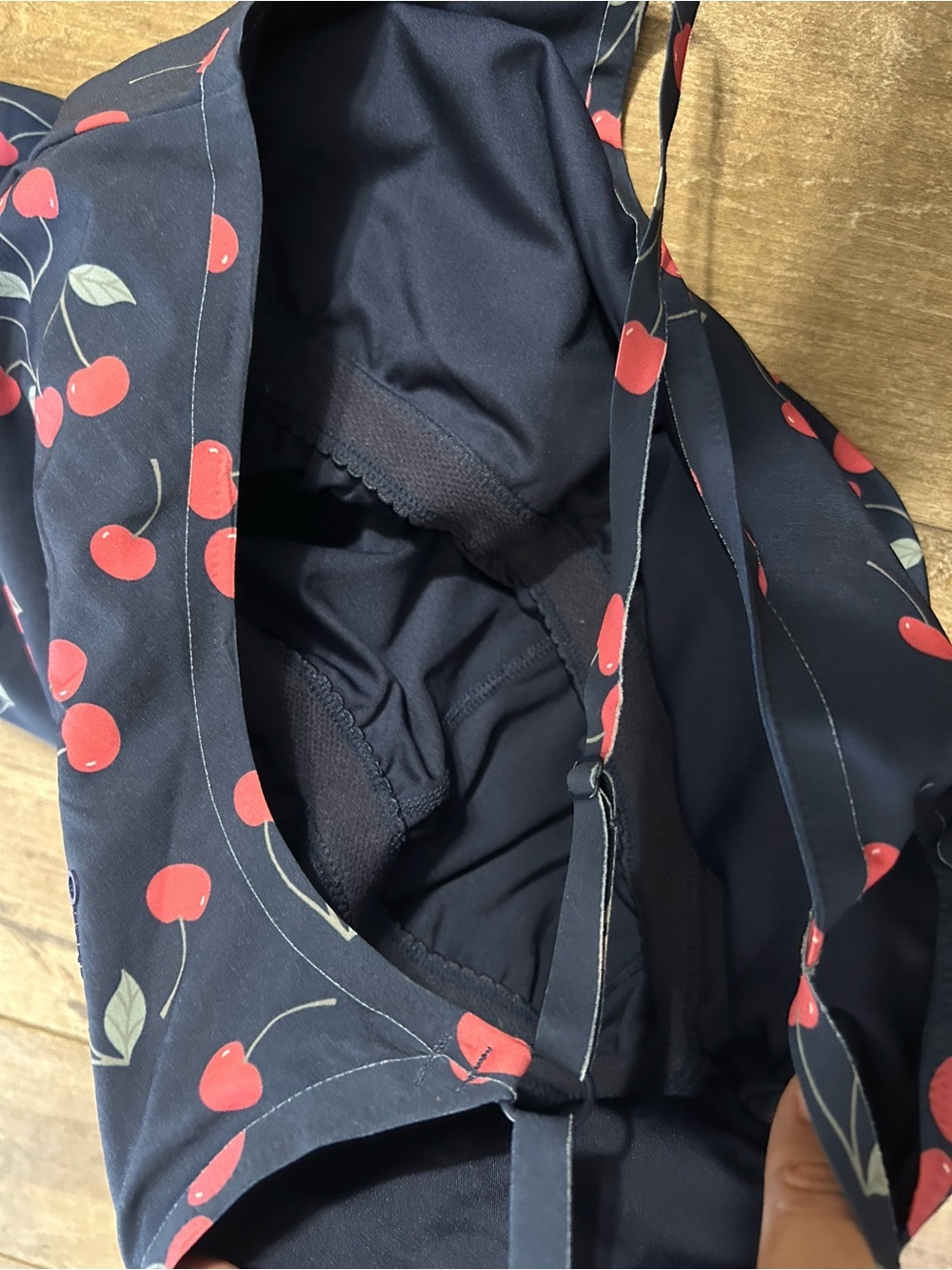 Outdoor Voices Women Exercise Cherry Print Mini Dress Size Medium - Picture 9 of 10